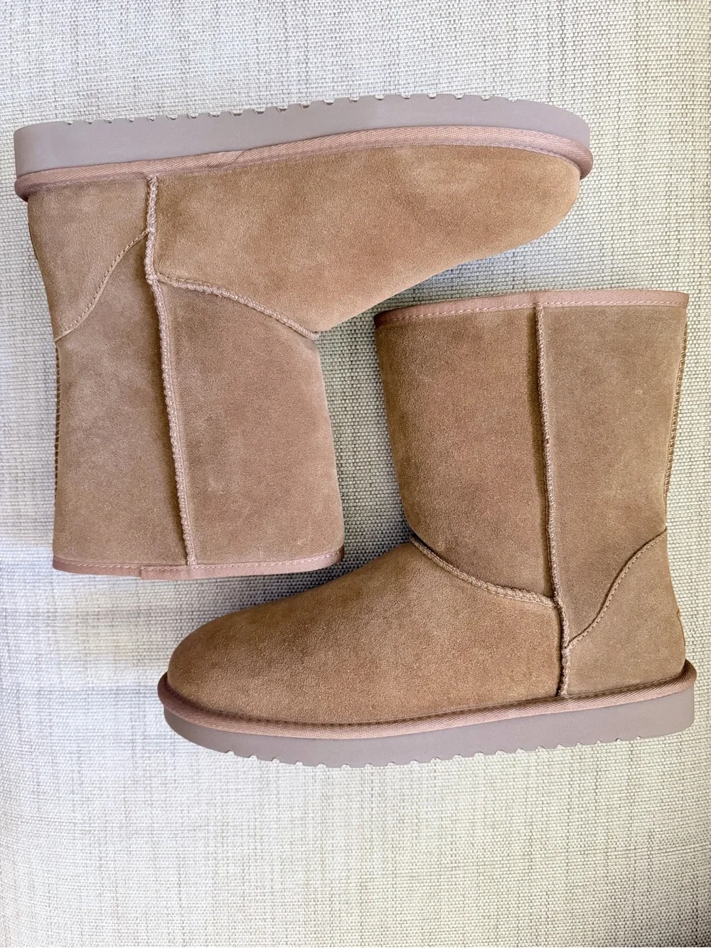 Koolaburra by UGG Koola Short Chestnut Suede Winter Boots Women’s 11 NWTB